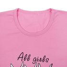 Комплект женский (футболка, шорты), цвет розовый, размер 44 (арт. FS2177) - Фото 2