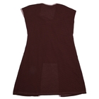 Комплект женский (халат, топ, шорты), цвет розово-коричневый, размер 42 (арт. FS2172) - Фото 7