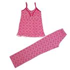 Пижама женская (топ, брюки) FS2166 розовый, р-р 50 - Фото 2