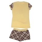Комплект женский (футболка, шорты), цвет жёлтый, размер 44 (арт. FS2177) - Фото 9