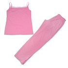 Пижама женская (топ, брюки) FS2147 розовый, р-р 50 - Фото 6