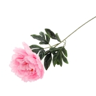 цветы искусственные пион 60 см d-16см розовый - Фото 1