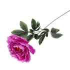 цветы искусственные пион 60 см, d-16см фиолетовый - Фото 1