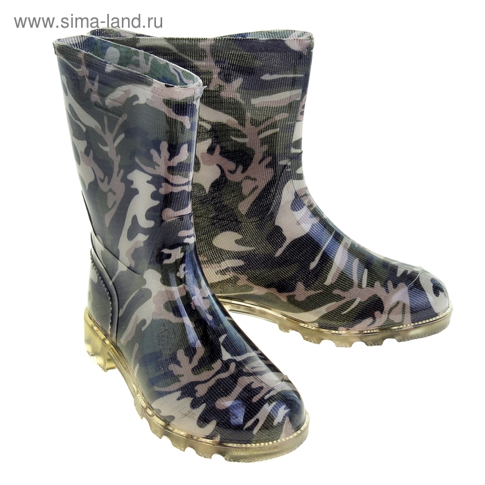 Сапоги мужские ПВХ арт. С322-цв без утеп. (МИКС) (р. 42) - Фото 1