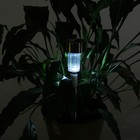 Садовый светильник на солнечной батарее «Цилиндр», 5.5 × 35 × 5.5 см, 1 LED, свечение белое - Фото 4