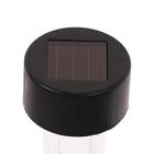 Фонарь садовый на солнечной батарее "Трапеция" 37,5 см, d-5,3 см, LED - Фото 5