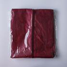 Чехол для одежды с окном 60×100 см, спанбонд, цвет бордо - Фото 6