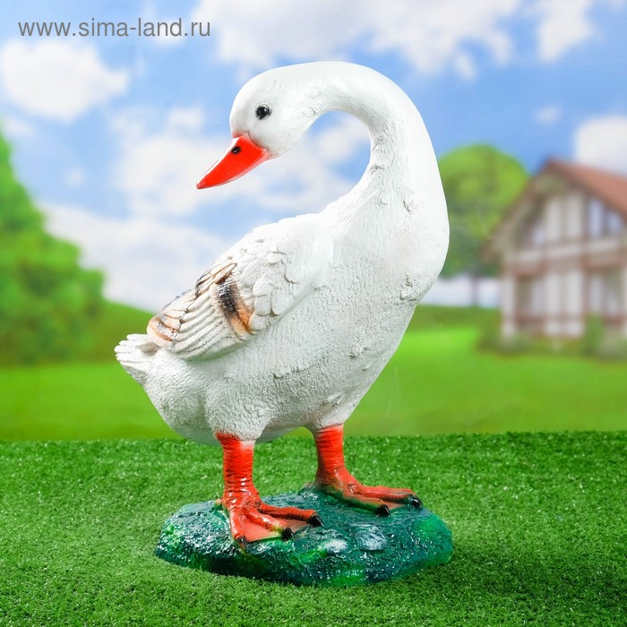 Садовая фигура "Гусыня" 30х22х40см - Фото 1