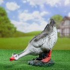 Садовая фигура "Гусь шипящий" 36х22х33см - Фото 1