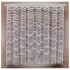 Штора со шторной лентой, высота 155 см, ширина 250 см, цвет бежевый/ванильный - Фото 1