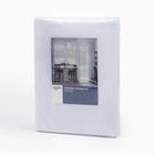 Комплект тюли для окон с балконной дверью, ( для окна 340х165 см, для двери 170х250 см), цвет белый 100% полиэстер - Фото 4