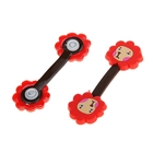 Набор держателей для проводов на кнопках 2 шт., 9,5 см, цвета МИКС - Фото 1