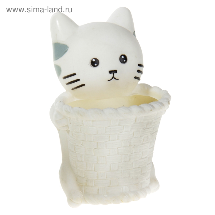 Держатель для зубных щёток на присосках «Котенок» - Фото 1