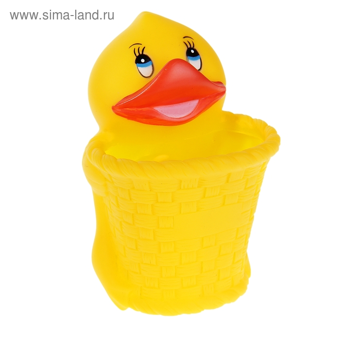 Держатель для зубных щёток на присосках «Утка» - Фото 1