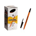 Ручка шариковая Corvina "51 Vintage" черные чернила, узел 1,0 мм, желтый корпус - фото 317868395