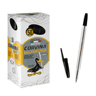 Ручка шариковая Carioca Corvina 51, прозрачный корпус, узел 1.0 мм, чернила чёрные - Фото 1