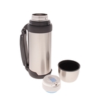 Термос Tourism с ручкой с изгибом, 1600 мл, 2 кружки, 24 ч, хром - Фото 2