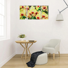 Картина модульная на стекле "Орхидеи" 2-25*50, 1-50*50 см,  100*50см - Фото 4