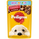 Влажный корм Pedigree для щенков, говядина в соусе, пауч, 85 г - Фото 13