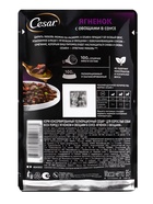 Влажный корм Cesar для собак, ягненок с овощами в соусе, пауч, 85 г - Фото 12