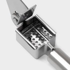 Пресс для чеснока Доляна «Металлик», 18.5 см, серебристый - Фото 5