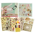 Набор для оформления фотоальбома "Цветы и орнамент" 25,5х21 см - Фото 4