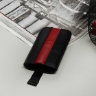 Чехол Time для телефона, с ремешком, размер 13, цвет чёрный/красный - Фото 3