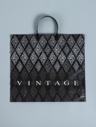 Пакет «Винтаж», полиэтиленовый с пластиковой ручкой, 38×35 см, 110 мкм - Фото 1