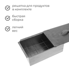 Коптильня «Фиеста» одноярусная, 31 х 19 х 12 см - Фото 2