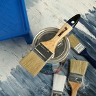 Кисть плоская ТУНДРА, натуральная щетина, деревянная ручка, 2", 50 мм - Фото 6