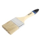 Кисть плоская ТУНДРА, натуральная щетина, деревянная рукоятка, 2.5", 63 мм - Фото 3