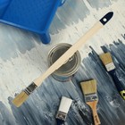 Кисть радиаторная ТУНДРА, натуральная щетина, деревянная рукоятка, 1", 25 мм - Фото 7