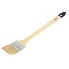 Кисть радиаторная ТУНДРА, натуральная щетина, деревянная рукоятка, 2.5", 63 мм - Фото 3