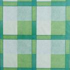 Клеёнка столовая на нетканой основе «Клетка зелёная», ширина 125 см, рулон 25 м - Фото 3