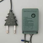 Гирлянда "Нить", 3.5 м, 50 ламп, 220V, 8 режимов, нить тёмная, свечение фиолетовое - Фото 5