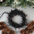 Гирлянда "Нить" 7 м , IP20, тёмная нить, 180 ламп, свечение розовое, 8 режимов, 220 В - Фото 2