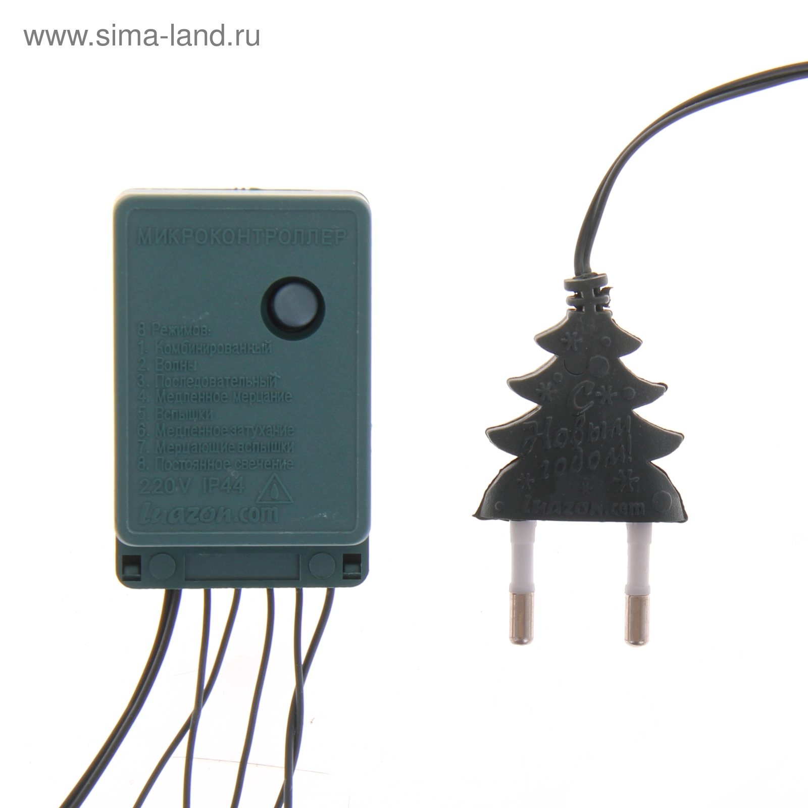 Блок управления гирляндой 220в схема НИТЬ, 20 м, Н.Т. LED-200-220V, контр. 8 режимов, ФИОЛЕТ (187168) - Купить по цен