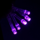 БАХРОМА, Ш:1.2 м, В:0.6 м, Н.С. LED-60-220V, контр. 8 режимов, ФИОЛЕТ - Фото 4