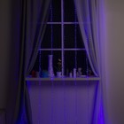 Гирлянда "Дождь" 2 х 3 м, LED-800-220V, 8 режимов, нить прозрачная, свечение фиолетовое - Фото 4