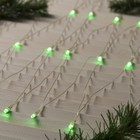 Гирлянда "Сетка" 1 х 0.7 м, LED-96-220V, 8 режимов, нить прозрачная, свечение зелёное - Фото 1