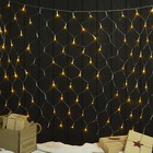 СЕТЬ, Ш:1 м, В:0.9 м, Н.С. LED-120-220V, контр. 8 режимов, ЖЕЛТЫЙ - Фото 1
