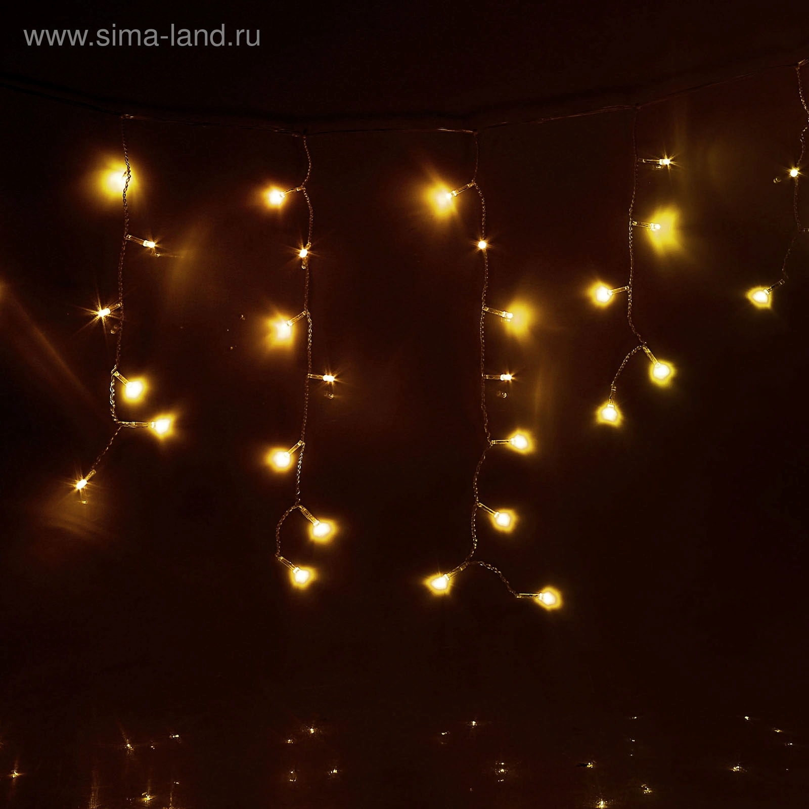 Гирлянда "Бахрома" улич. Ш:2 м, В:0,6 м, Н.С. LED-120-220V, контр. 8 р ...