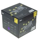 Гирлянда «Бахрома» 4 × 0.6 м, IP44, прозрачная нить, 180 LED, свечение фиолетовое, 8 режимов, 220 В - Фото 7