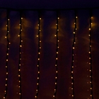 Гирлянда "Водопад" 2 х 1.5 м , IP44, тёмная нить, 400 LED, свечение жёлтое, 8 режимов, 220 В - Фото 2