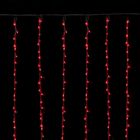 Гирлянда "Дождь" улич. Ш:2 м, В:3 м, Н.С. LED-800-220V, контр. 8 р, КРАСНЫЙ - Фото 3
