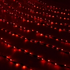 Гирлянда "Дождь" уличная 2 х 3 м, LED-800-220V, 8 режимов, нить тёмная, свечение красное - Фото 1
