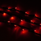 Гирлянда "Дождь" уличная 2 х 3 м, LED-800-220V, 8 режимов, нить тёмная, свечение красное - Фото 3
