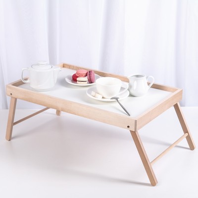 Столик-поднос для завтрака в постель, 52×33×22 см