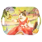 Поднос, серия "Трехцветная кошка", 30 х 40 см - Фото 1