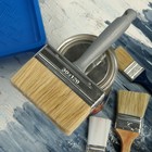 Кисть-макловица ТУНДРА, натуральная щетина, пластиковая рукоятка, 30×120 мм - Фото 8